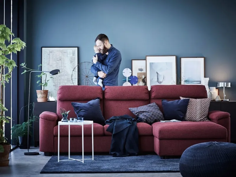 Divano modulare Lidhult di Ikea