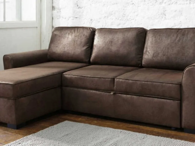 Divano angolare letto