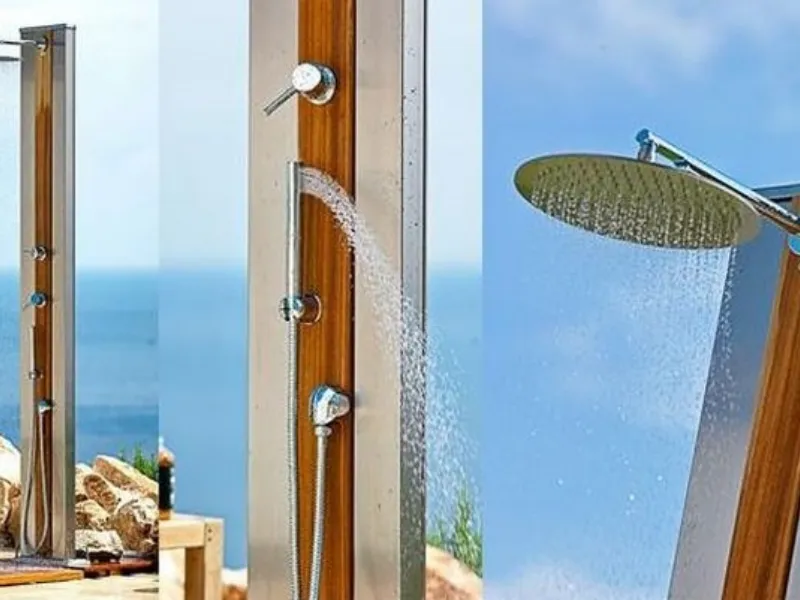 Doccia solare installazione
