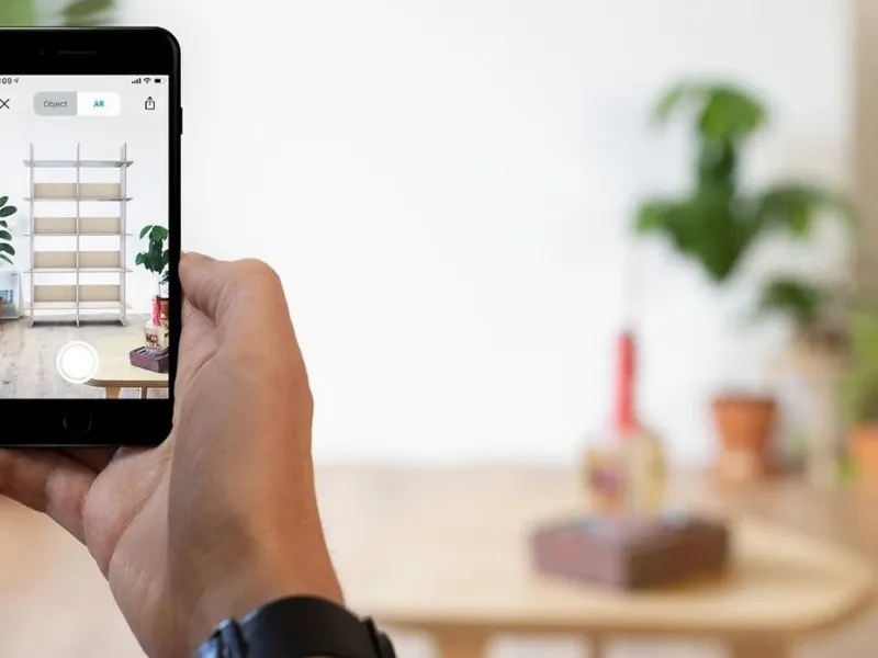 Sempre più utilizzate per l'acquisto online di mobili sono le App con realtà aumentata