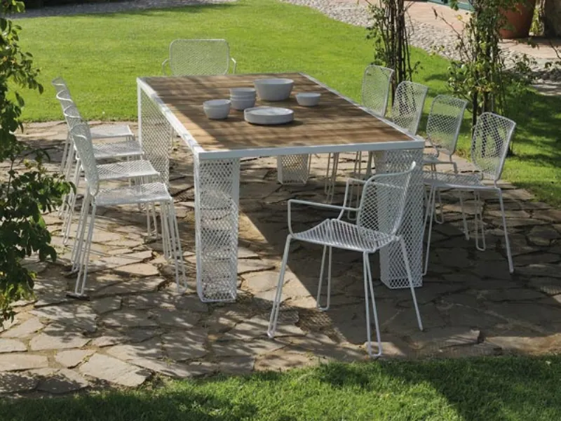 tavolo e sedia da giardino emu