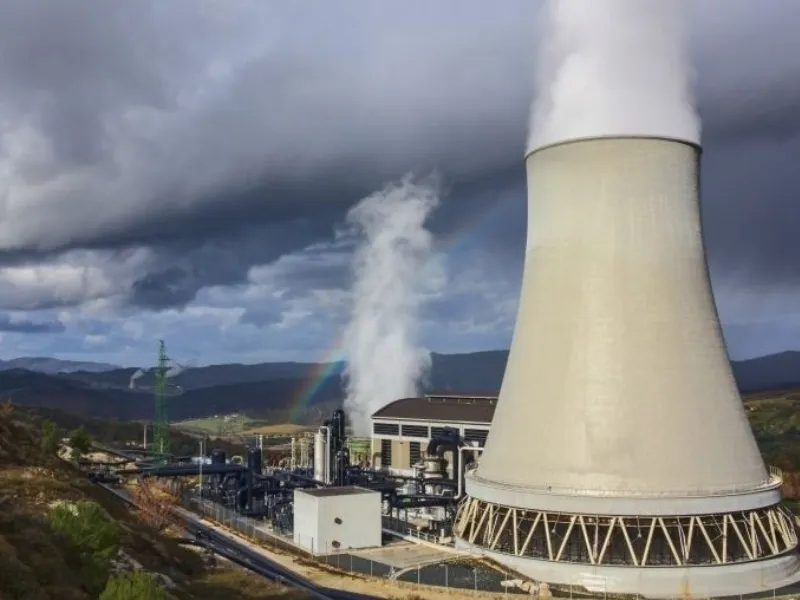 Struttura di una centrale geotermica