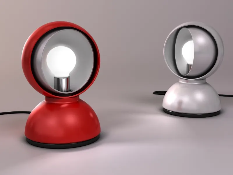 esposizioni artemide lampada eclisse