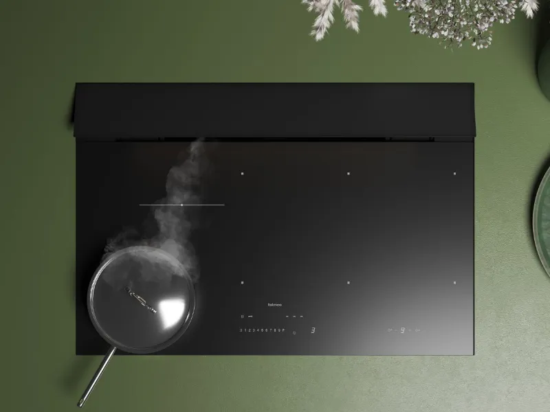 Brera 75 di Falmec: finitura matt e display con led bianchi