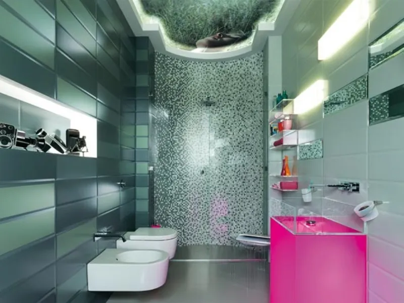 Ceramiche diamantate in bagno