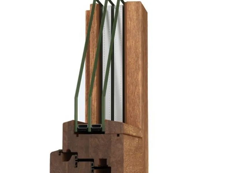 schema tecnico degli strati compositivi della finestra