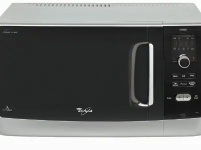forno a microonde con sportello nero chiuso