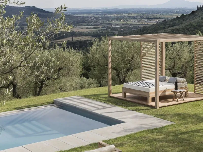 Gazebo in teak Saint Tropez, Il Giardino di Legno
