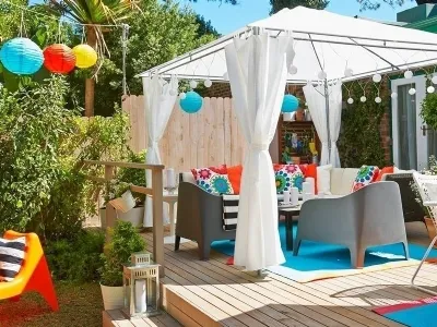 Esempio di gazebo pieghevole