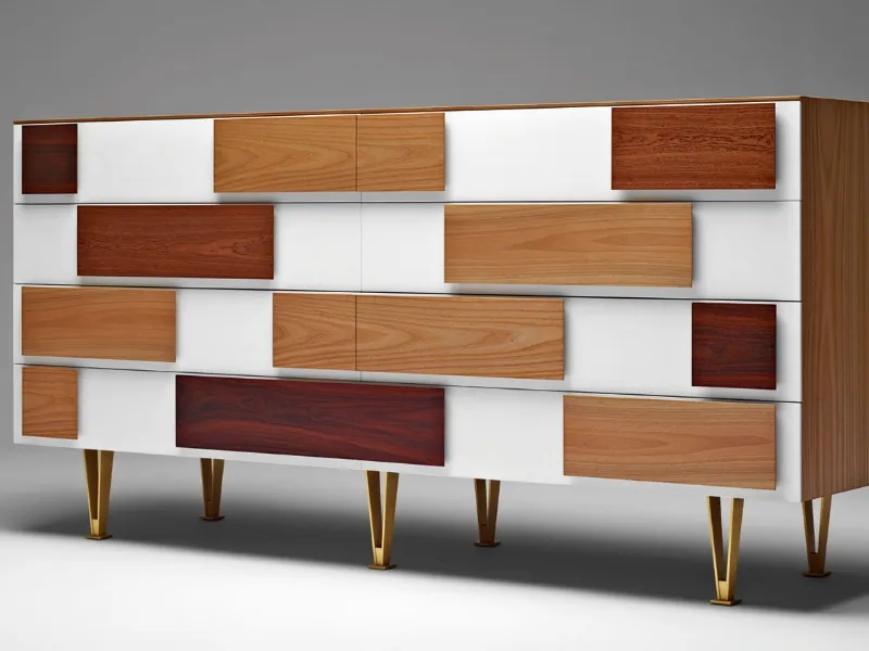 cassettone d655.1 Molteni Giò Ponti