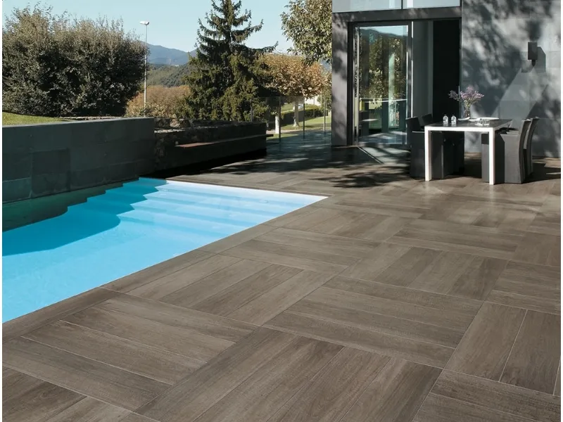 Piastrelle in gres porcellanato effetto legno parquet collezione Nuances di Fap Ceramiche