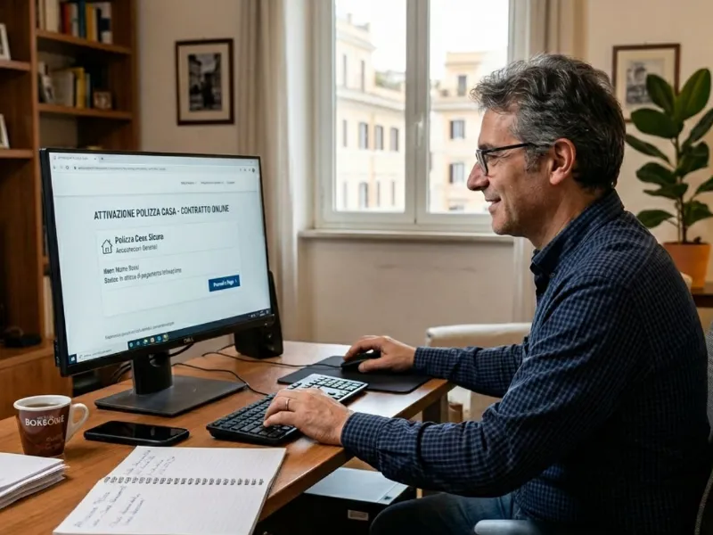 Stipula online della polizza casa