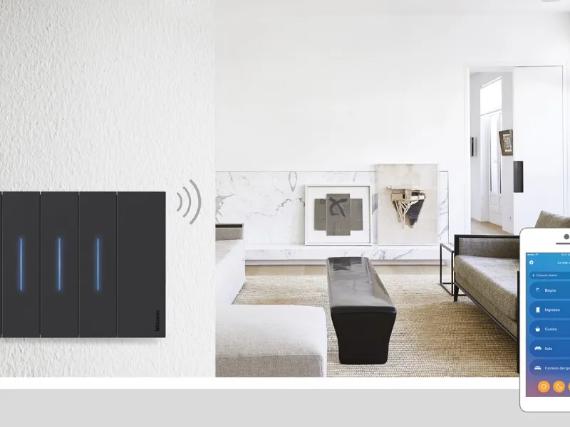 La linea Living Now dell’antifurto MyHome_Up di BTicino