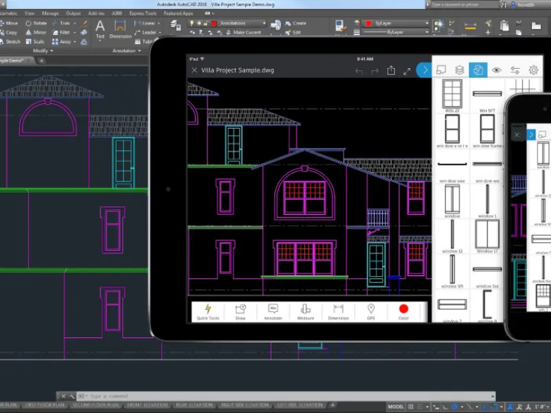 AutoCAD su computer e mobile