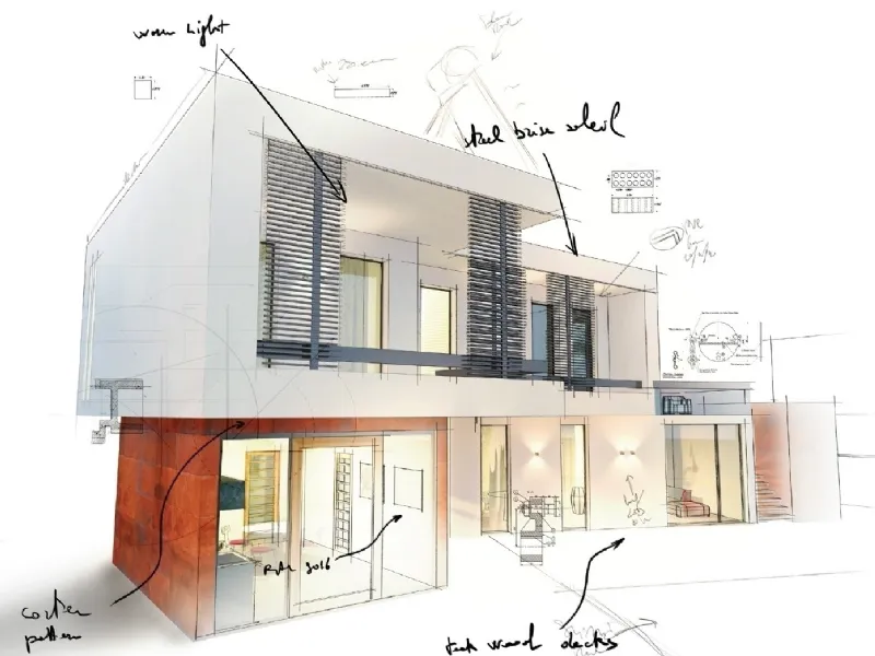 Disegno casa con SketchUp
