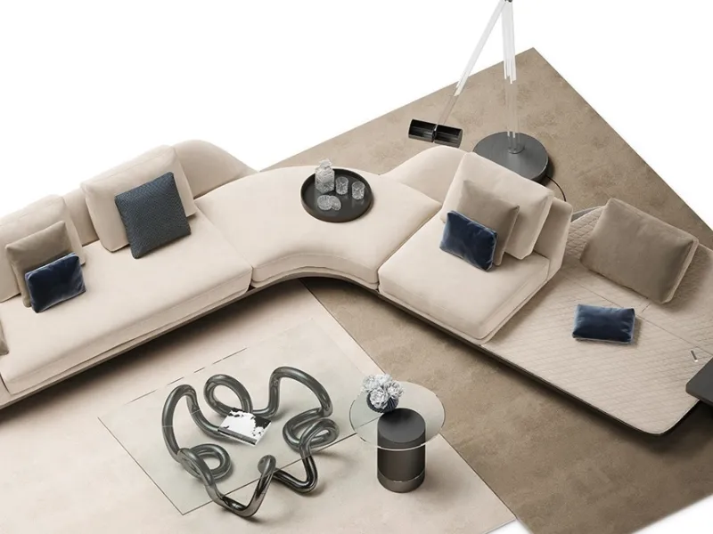 Divano moderno Segno di Reflex, Pininfarina home design