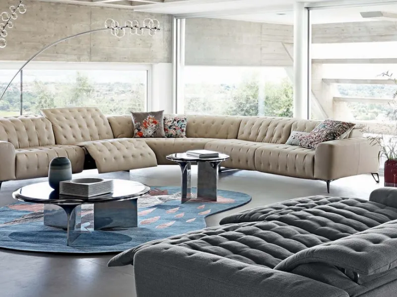 Divano moderno elegante Satellite 2 di Roche Bobois