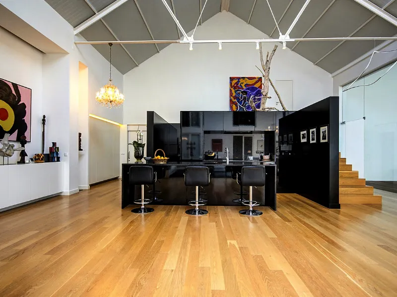 La cucina del loft Townhouse a Lisbona