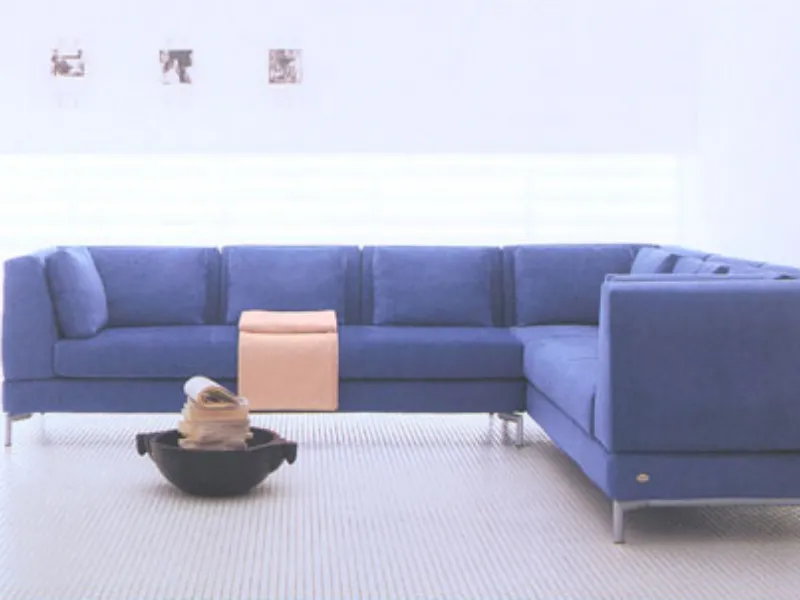 divano blu