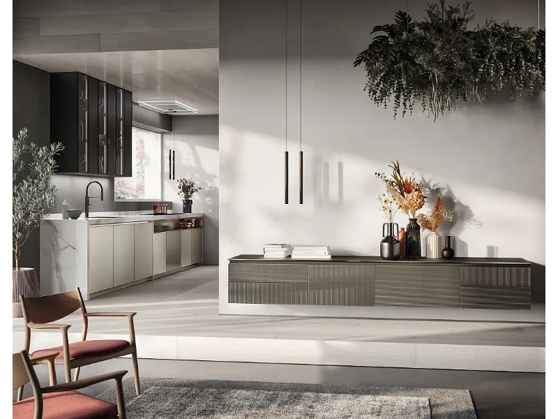 Il nuovo progetto modulare della cucina Libra di Scavolini