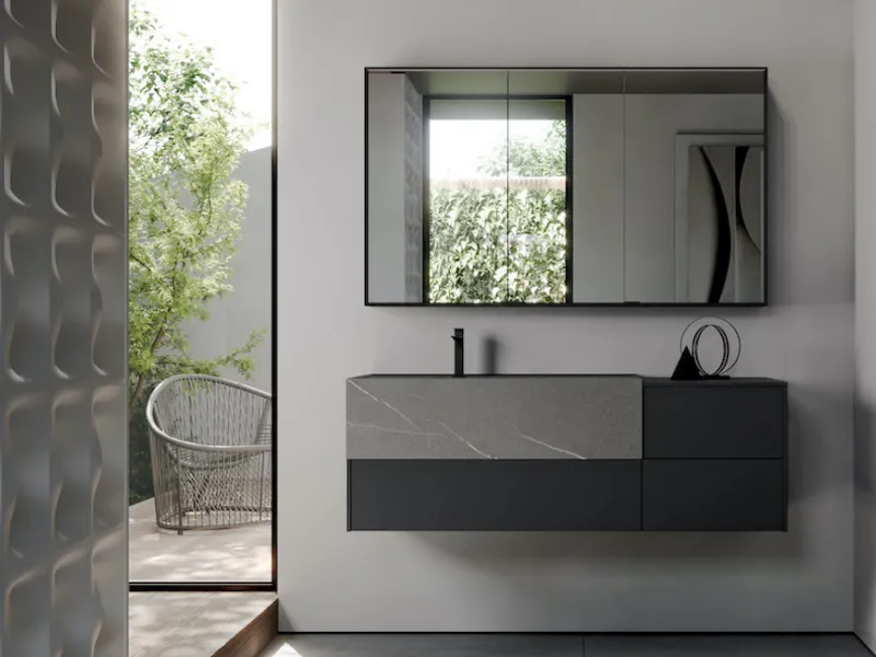Specchiera con contenitore di Ideagroup