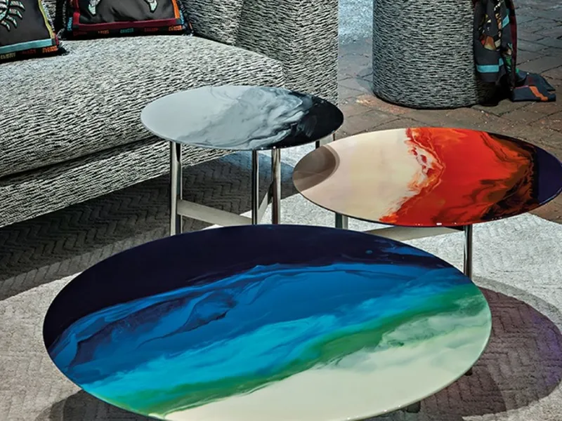 Tavolini Art Glass di Missoni Home - 2021