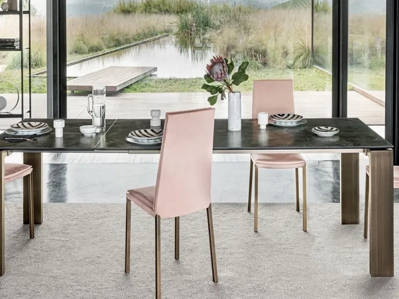 Atlantis by Riflessi, rettangolare tra ceramica e metallo
