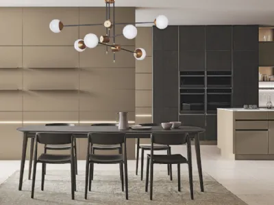 Veneta cucine, Iconica Cappuccino Frassino Scuro