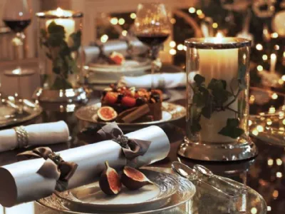 Mise en place di Natale con stile