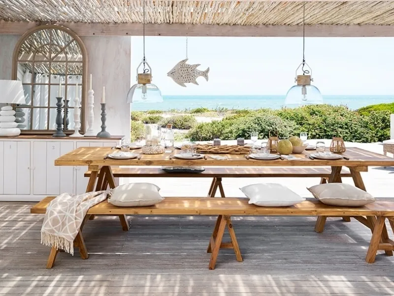 Apparecchiare la tavola in giardino Allestimento Maisons du Monde