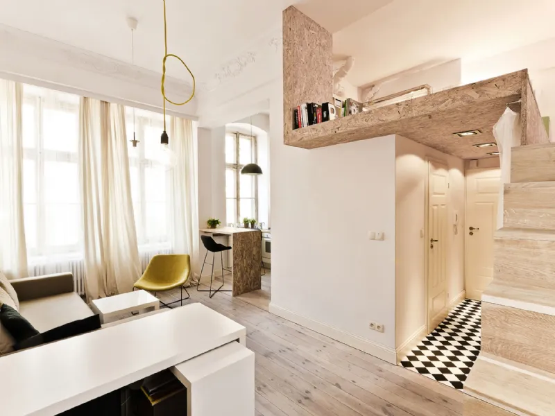 casa con soppalco