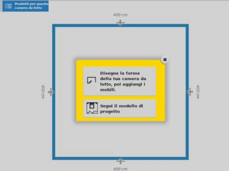 Ikea planner camera da letto