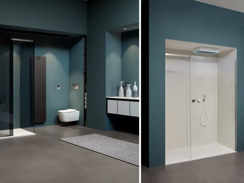Antonio Lupi - Box doccia Combi con vetro extra-chiaro o fumé