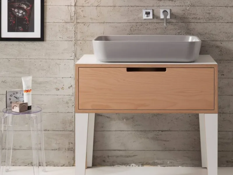 Lavabo Mizu by Scarabeo – 70x45 cm