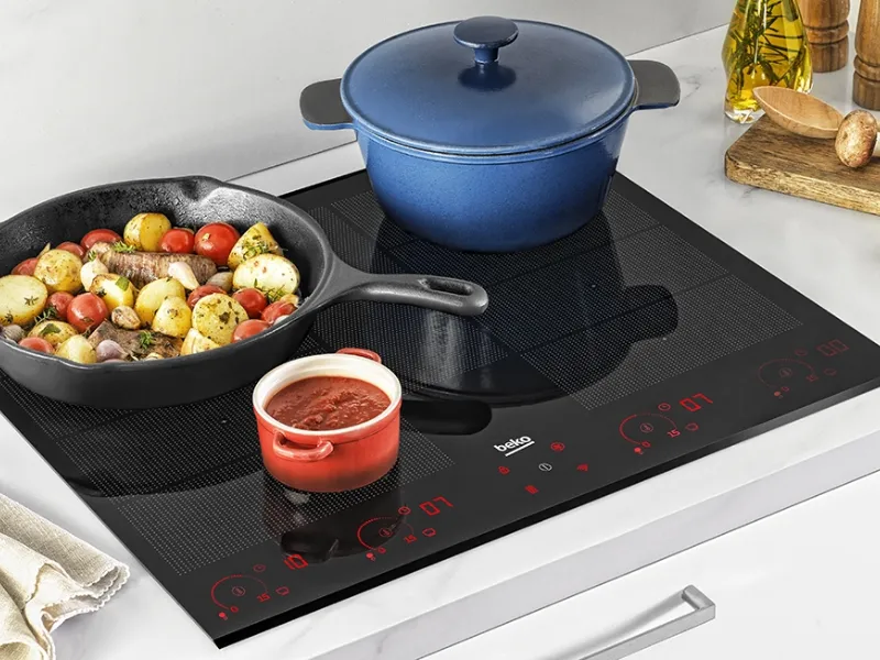 Il piano cottura a induzione HII68811NT di Beko