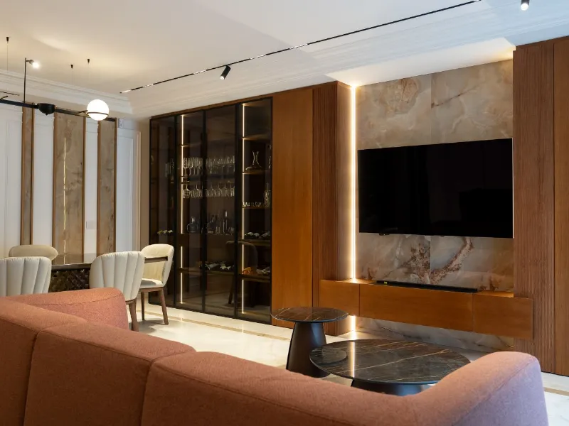 Progetto d'arredi in chiave classico-contemporanea