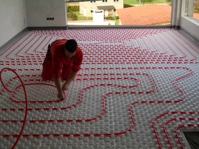installazione riscaldamento pavimento
