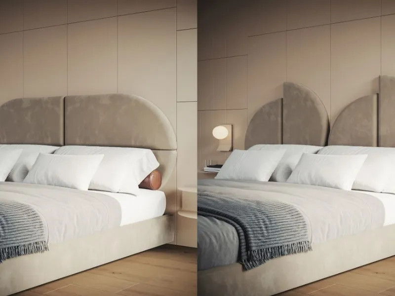 La testiera-letto magnetica HOOK di Ronda Design