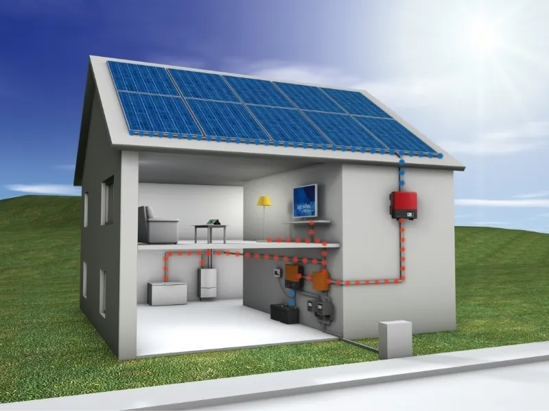 Schema impianto fotovoltaico