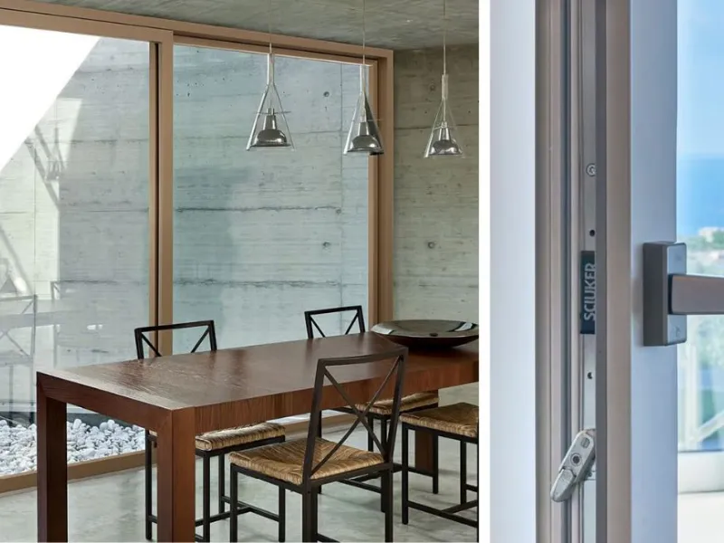 Finestra in legno alluminio Isik, di Sciuker Frames