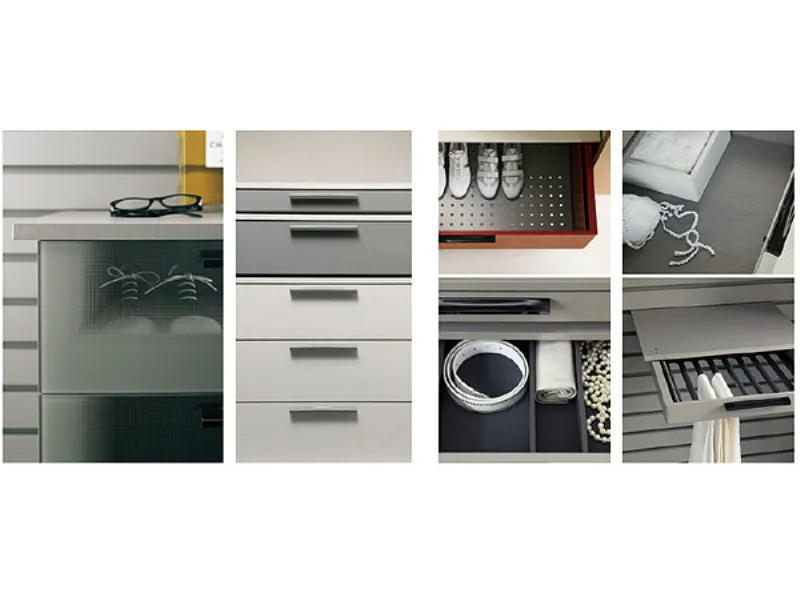 Cassettiere per armadi con scarpe, cinte e accessori