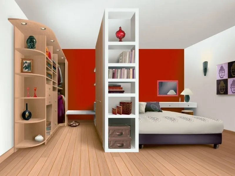 Cabina armadio angolare