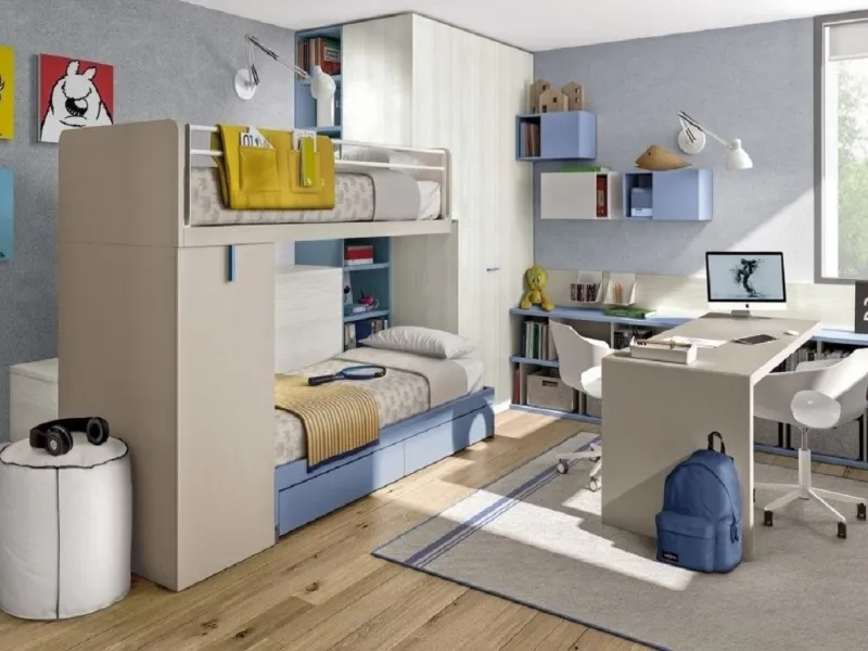 Cabina armadio Monopoli di Zalf e composizione Z672