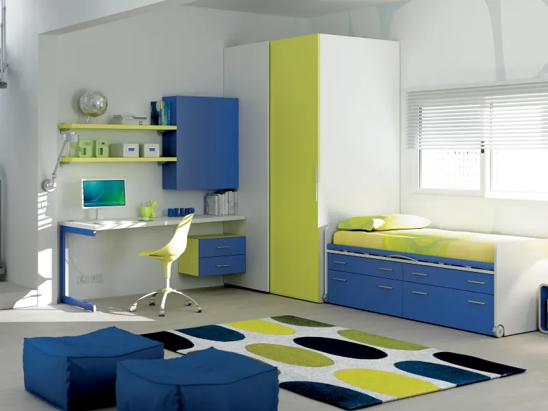 cameretta colorata Moretti compact Kc11