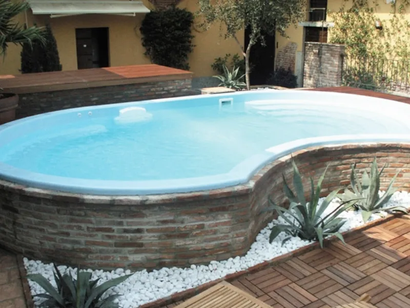Piscina in vetroresina fuori terra Missouri di Busco