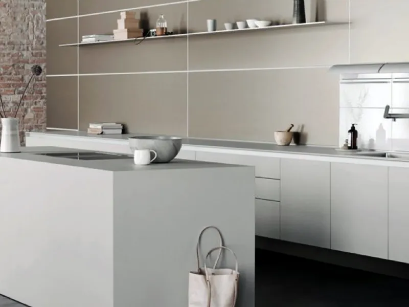 Cucina contemporanea Bulthaup Sistema B3 sospesa