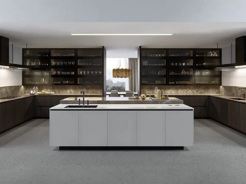 Cucina design minimale Alea di Poliform