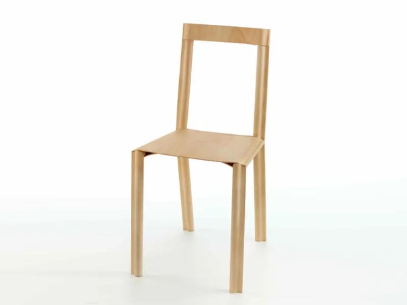 sedia in legno di faggio