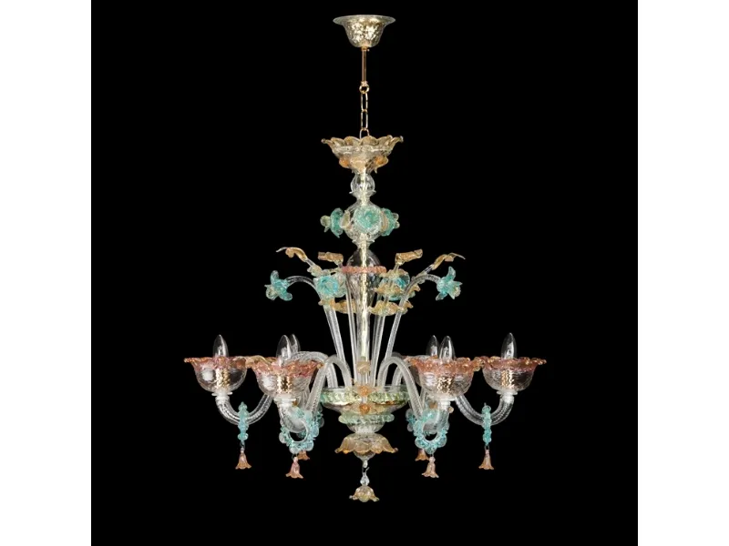 Lampadari classici in vetro di Murano