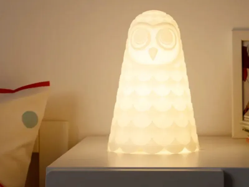 Lampada Solbo a forma di gufetto